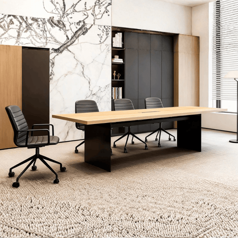 Yi Modern Metal Frame Conference Table