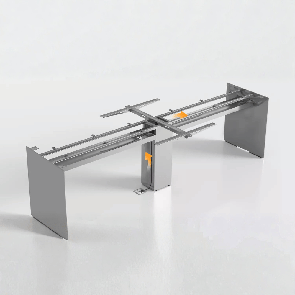 Yi Modern Metal Frame Conference Table