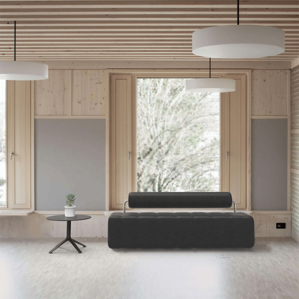 Yun Two Seater Modern Lounge Sofa Bench