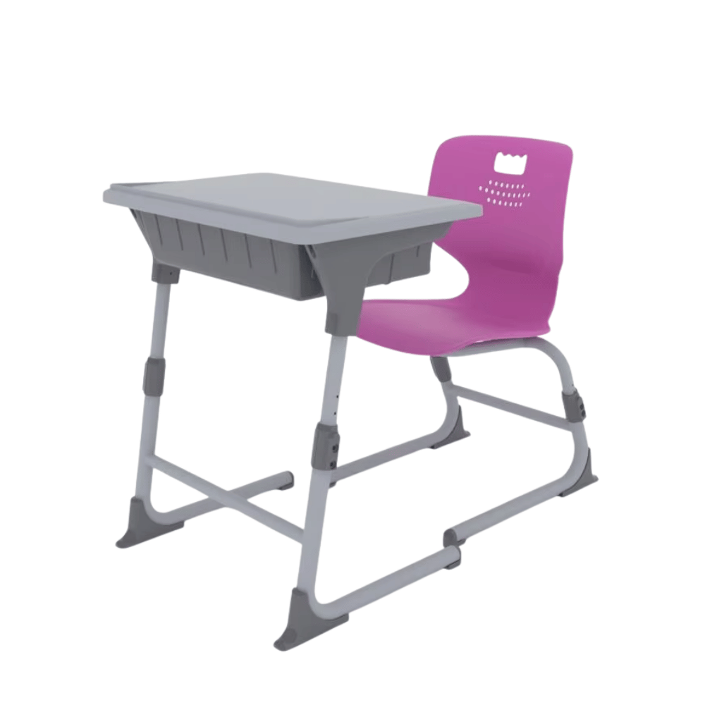 Zest Modern Slim Student Desk and Chair Set
