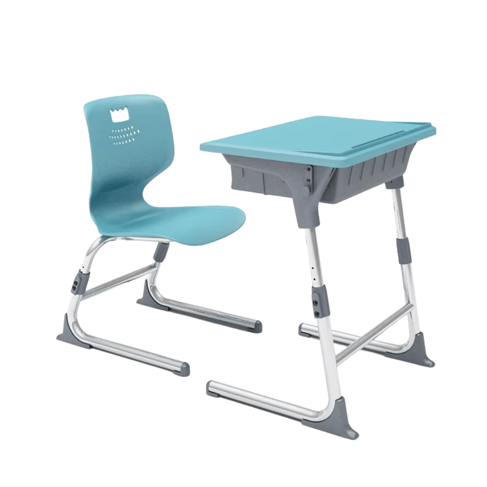 Zest Modern Slim Student Desk and Chair Set