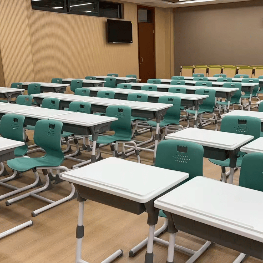 Zest Modern Slim Student Desk and Chair Set