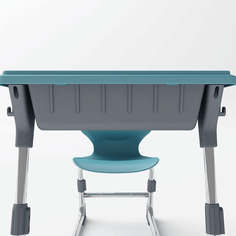 Zest Modern Slim Student Desk and Chair Set