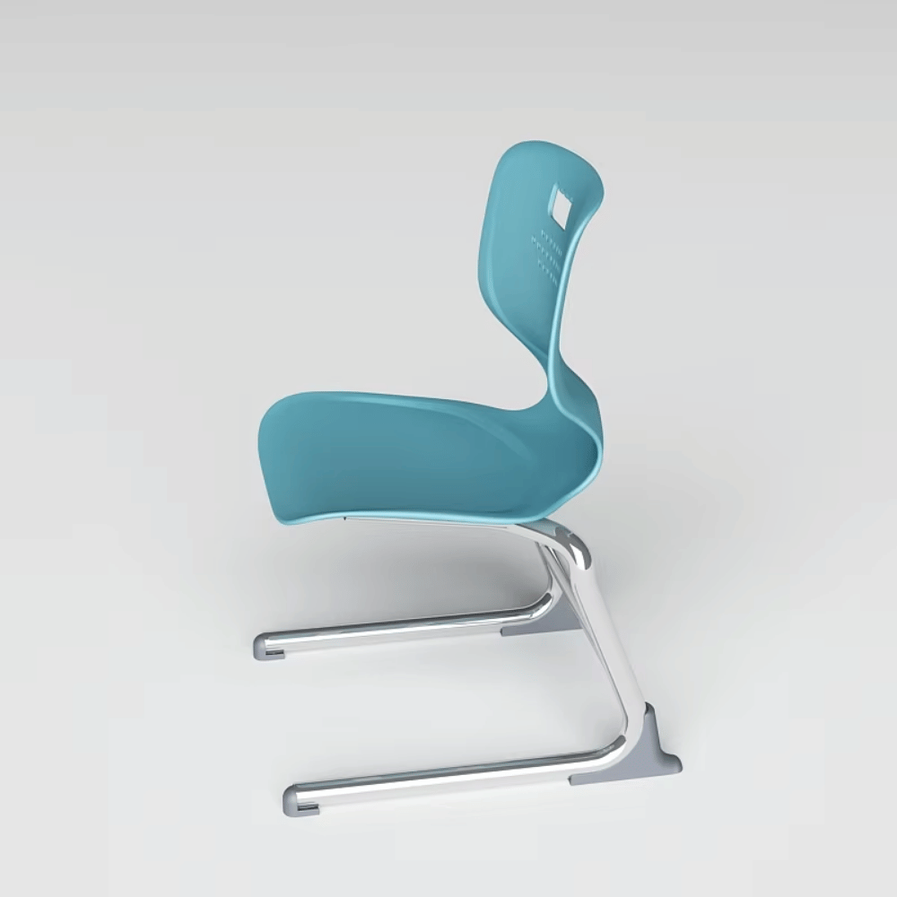 Zest Modern Slim Student Desk and Chair Set