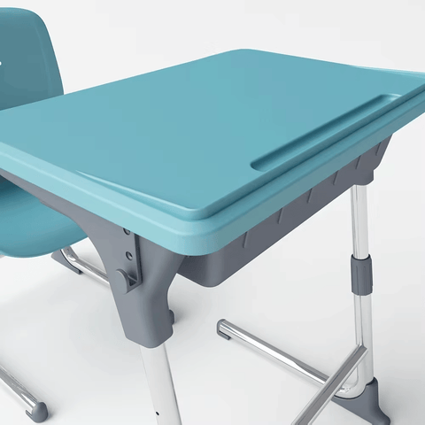 Zest Modern Slim Student Desk and Chair Set
