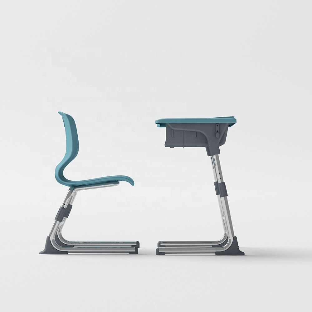 Zest Modern Slim Student Desk and Chair Set