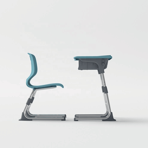 Zest Modern Slim Student Desk and Chair Set