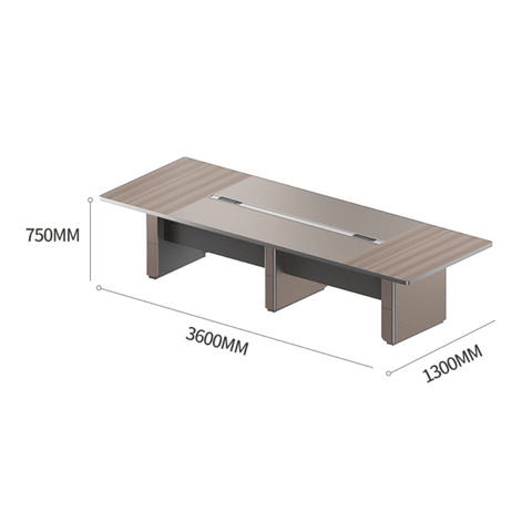 Zinex Modern Premium Wooden Office Conference Meeting Table - Gavisco Office Furniture