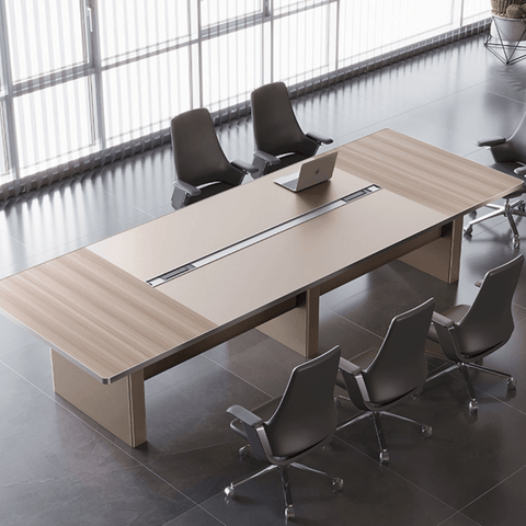 Zinex Modern Premium Wooden Office Conference Meeting Table - Gavisco Office Furniture