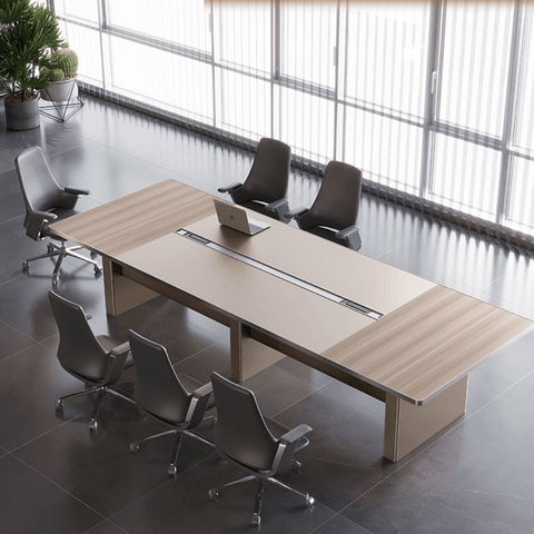 Zinex Modern Premium Wooden Office Conference Meeting Table - Gavisco Office Furniture