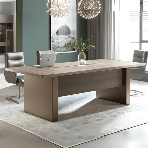 Zinex Modern Premium Wooden Office Conference Meeting Table - Gavisco Office Furniture