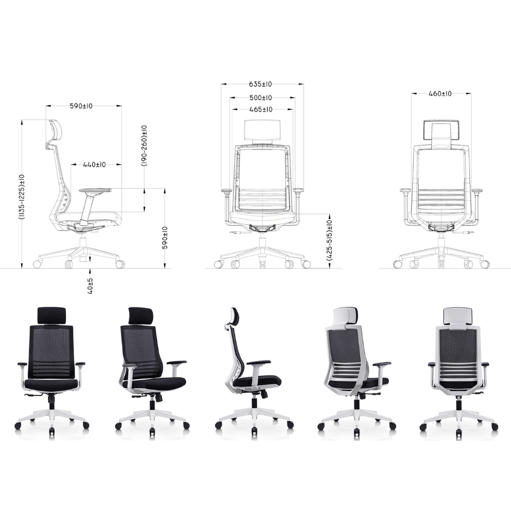 Zoom High Back Ergonomic Office Chair