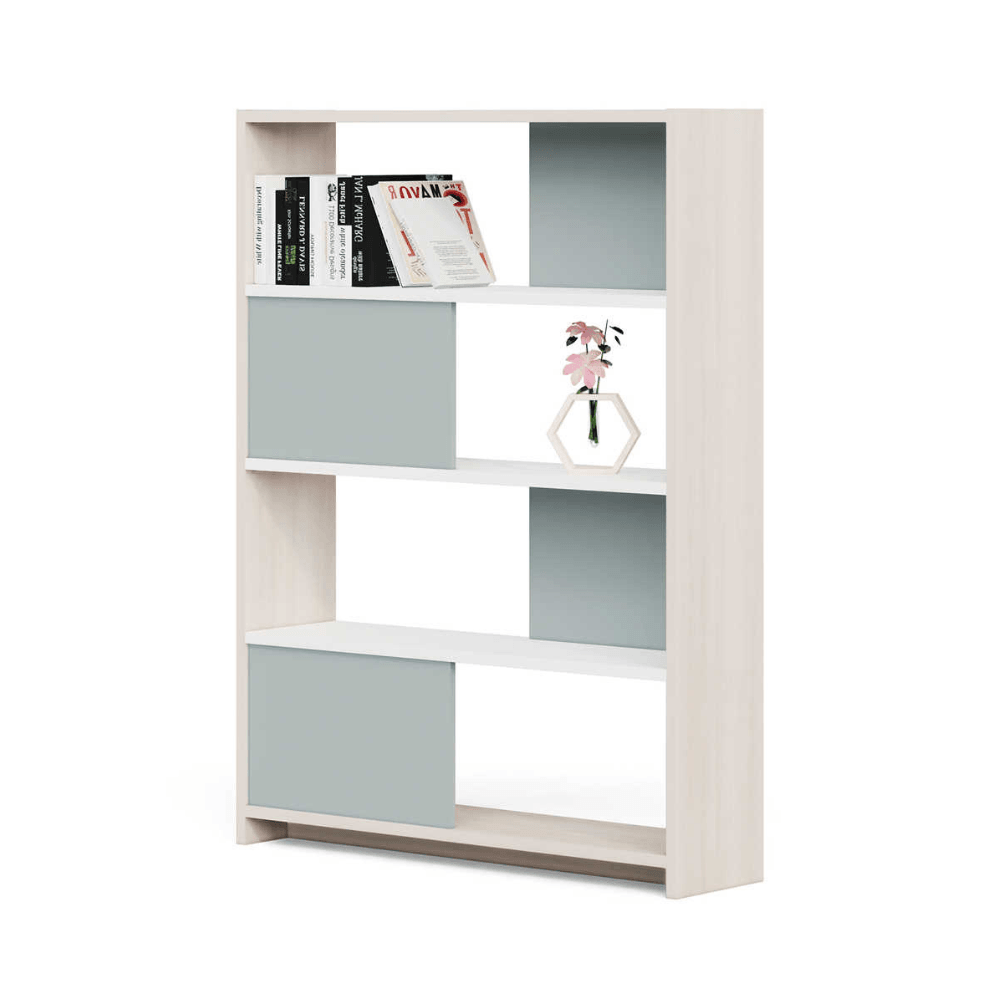 Nord Wooden Open Display Rack Selves Bookcase - Gavisco Premium Office Furniture