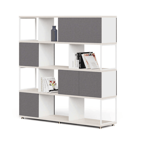 Nord-A Wooden Open Display Rack Selves Bookcase - Gavisco Office Furniture